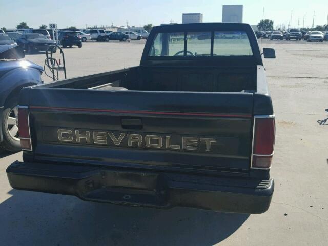 1GCCS14Z7K8182709 - 1989 CHEVROLET S TRUCK BLACK photo 6