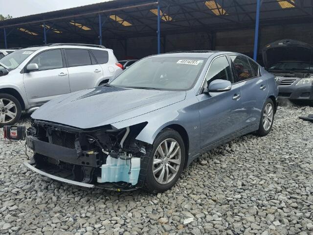 JN1BV7AP1EM674367 - 2014 INFINITI Q50 BASE SILVER photo 2