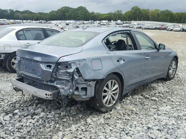 JN1BV7AP1EM674367 - 2014 INFINITI Q50 BASE Plata foto 4