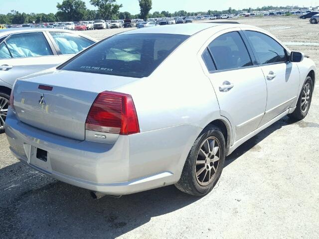 4A3AB56F95E017927 - 2005 MITSUBISHI GALANT ES SILVER photo 4