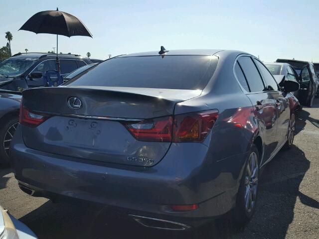 JTHBE1BL6D5003533 - 2013 LEXUS GS 350 GRAY photo 4