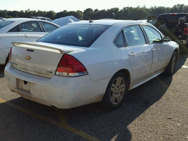 2G1WG5E38D1166694 - 2013 CHEVROLET IMPALA LT WHITE photo 4