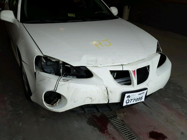 2G2WR524941194166 - 2004 PONTIAC GRAND PRIX WHITE photo 9