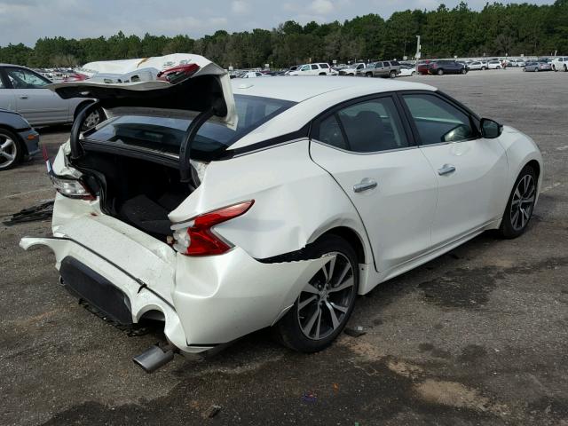 1N4AA6APXHC391125 - 2017 NISSAN MAXIMA 3.5 WHITE photo 4