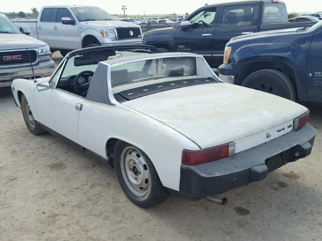 4752908271 - 1975 PORSCHE 914 WHITE photo 3