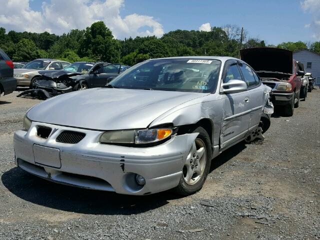 1G2WK52J91F159657 - 2001 PONTIAC GRAND PRIX SILVER photo 2