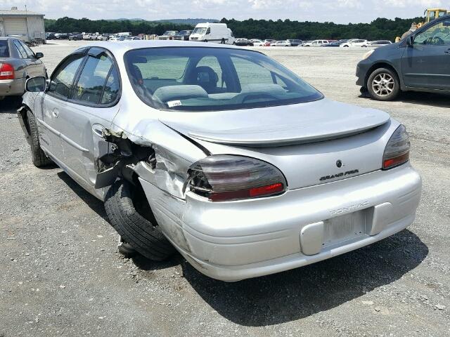 1G2WK52J91F159657 - 2001 PONTIAC GRAND PRIX SILVER photo 3