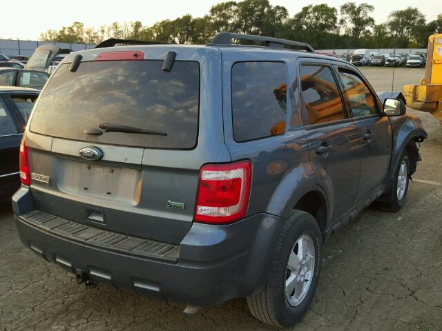 1FMCU9DG4BKB24997 - 2011 FORD ESCAPE XLT TEAL photo 4