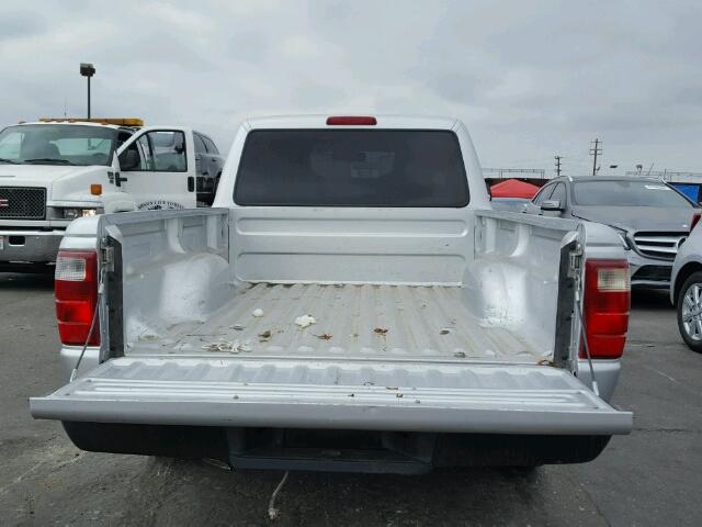 1FTYR10D44PB21239 - 2004 FORD RANGER SILVER photo 6