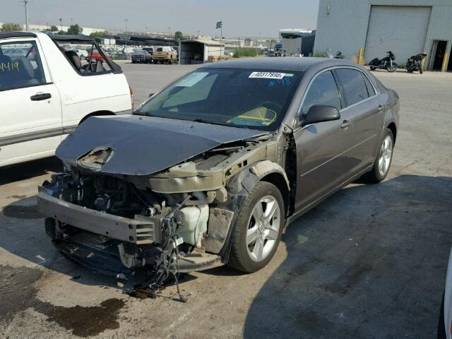 1G1ZB5E05CF205332 - 2012 CHEVROLET MALIBU LS Qəhvəyi foto 2