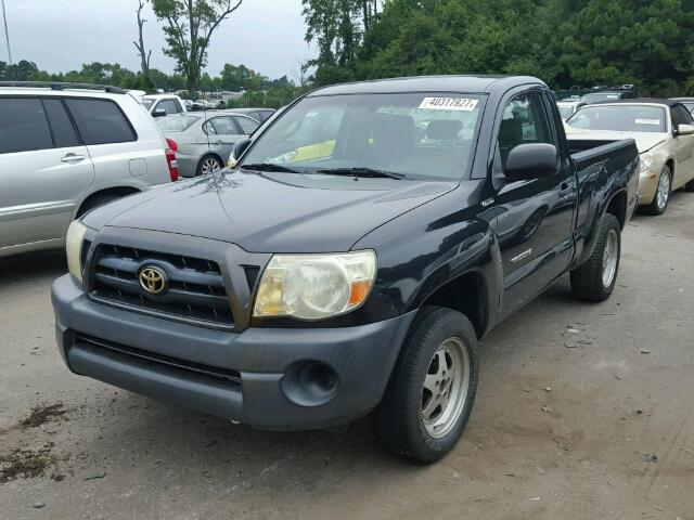 5TENX22N08Z531796 - 2008 TOYOTA TACOMA BLACK photo 2