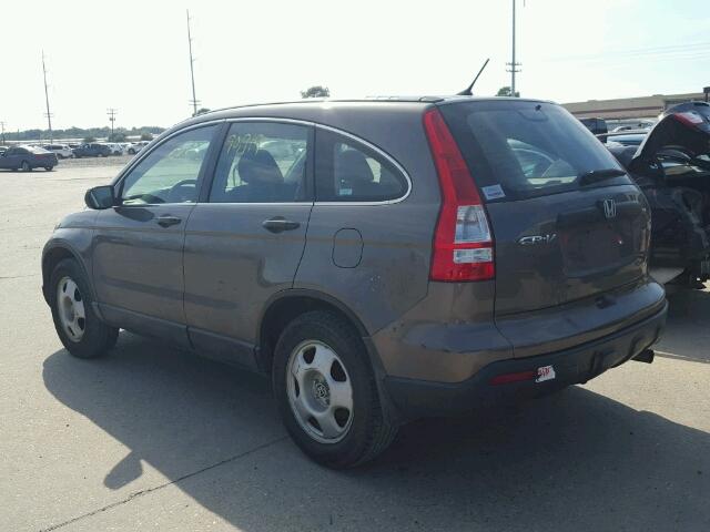 3CZRE38379G700447 - 2009 HONDA CR-V LX TAN photo 3