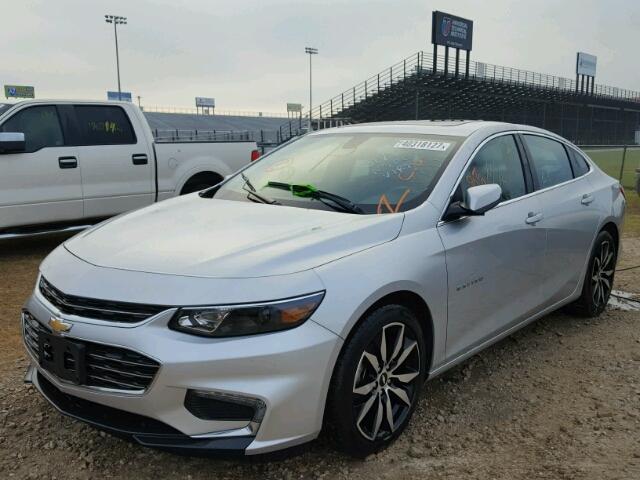 1G1ZE5ST1GF247086 - 2016 CHEVROLET MALIBU ვერცხლისფერი ფოტო 2