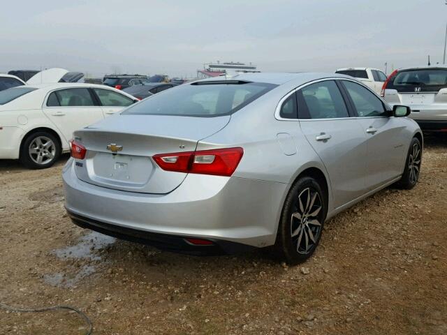 1G1ZE5ST1GF247086 - 2016 CHEVROLET MALIBU SILVER photo 4