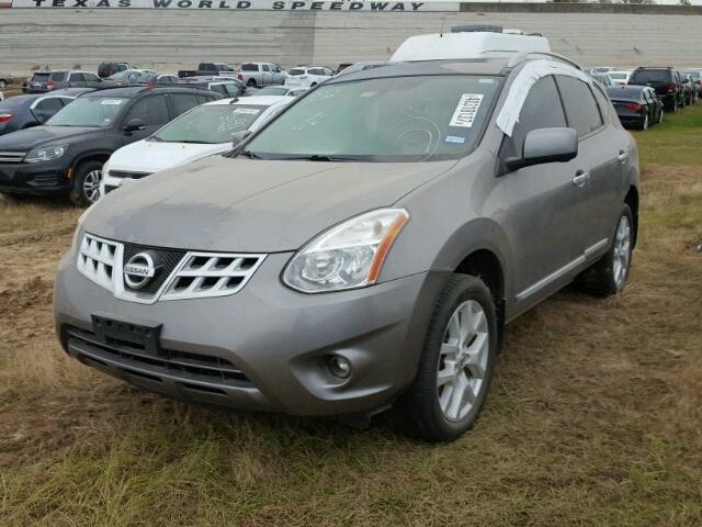 JN8AS5MT2CW300709 - 2012 NISSAN ROGUE S/SV GOLD photo 2