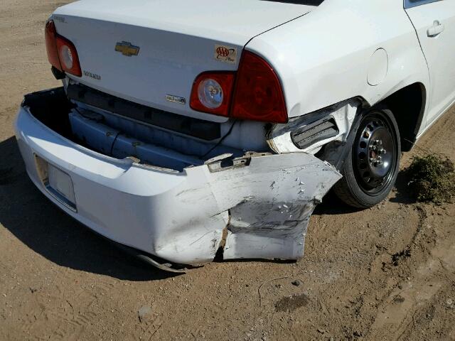 1G1ZA5E07A4104207 - 2010 CHEVROLET MALIBU LS თეთრი ფოტო 9