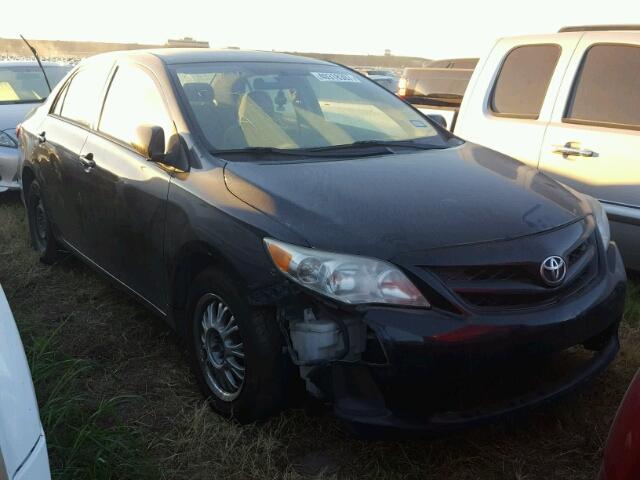 5YFBU4EE9CP063262 - 2012 TOYOTA COROLLA BLACK photo 1