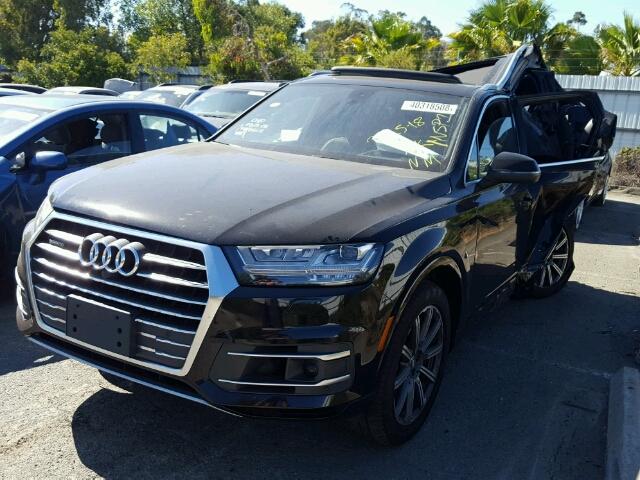 WA1VAAF75HD008512 - 2017 AUDI Q7 PRESTIG BLACK photo 2