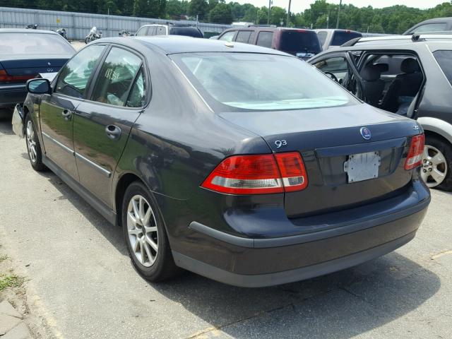 YS3FB49S241052464 - 2004 SAAB 9-3 LINEAR GRAY photo 3