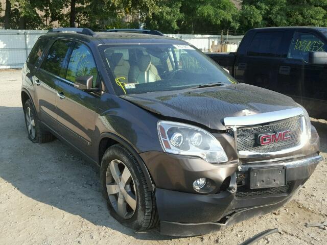 1GKLVMED2AJ141346 - 2010 GMC ACADIA SLT GRAY photo 1
