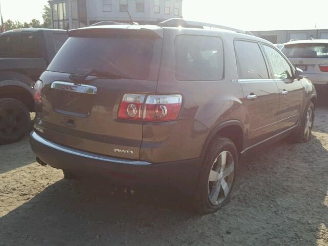 1GKLVMED2AJ141346 - 2010 GMC ACADIA SLT GRAY photo 4