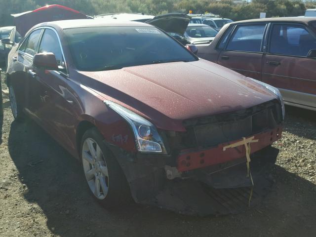 1G6AG5RX3D0165319 - 2013 CADILLAC ATS RED photo 1