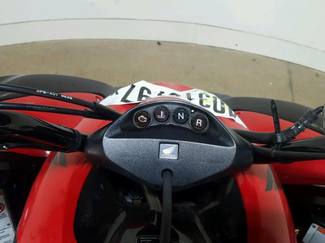 JH2TE36058K006620 - 2008 HONDA TRX 700 XX RED photo 10