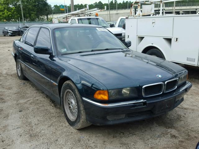 WBAGJ8324VDM06545 - 1997 BMW 740 IL GREEN photo 1