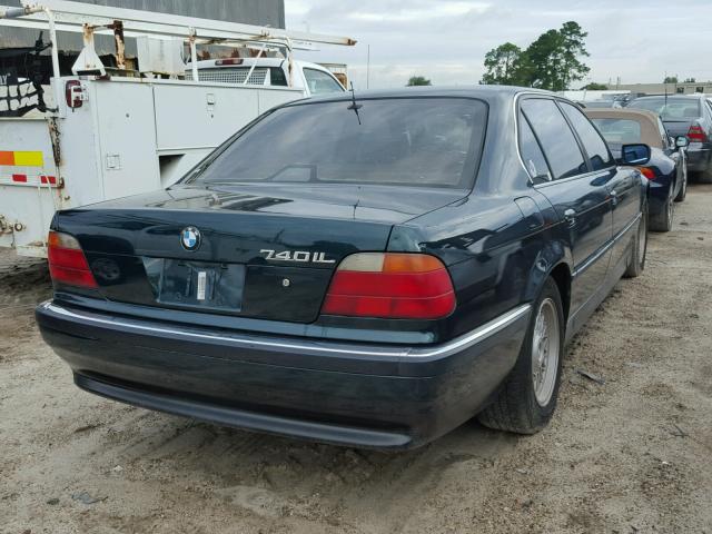 WBAGJ8324VDM06545 - 1997 BMW 740 IL GREEN photo 4