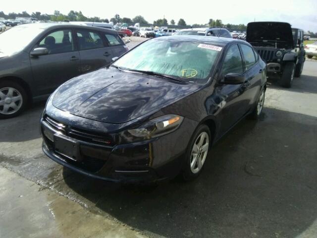 1C3CDFBB5FD142627 - 2015 DODGE DART SXT BLACK photo 2