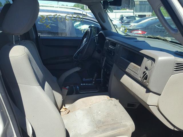 1J8HG48K77C690066 - 2007 JEEP COMMANDER 银色 照片 5
