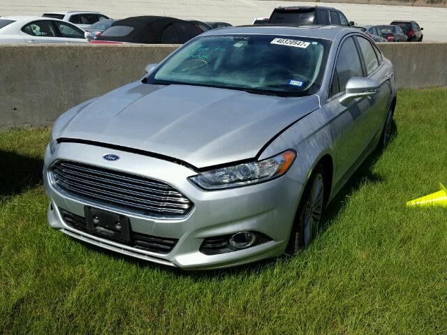 3FA6P0H96GR340746 - 2016 FORD FUSION SE GRAY photo 2