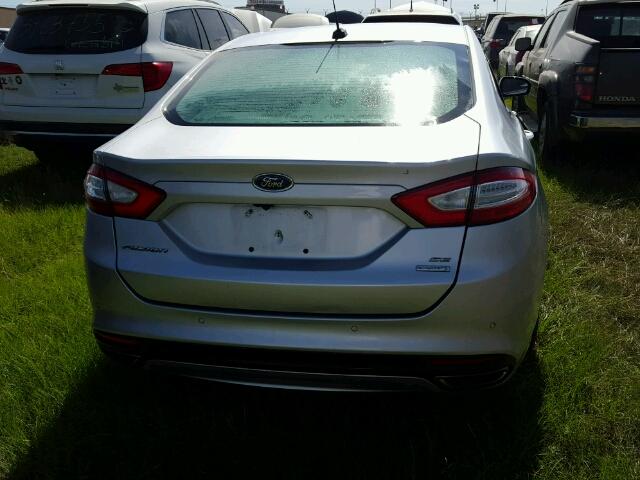 3FA6P0H96GR340746 - 2016 FORD FUSION SE GRAY photo 4