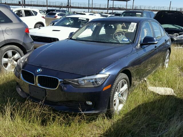 WBA3B1G55FNT63403 - 2015 BMW 320 BLUE photo 2