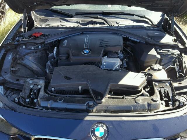 WBA3B1G55FNT63403 - 2015 BMW 320 BLUE photo 7