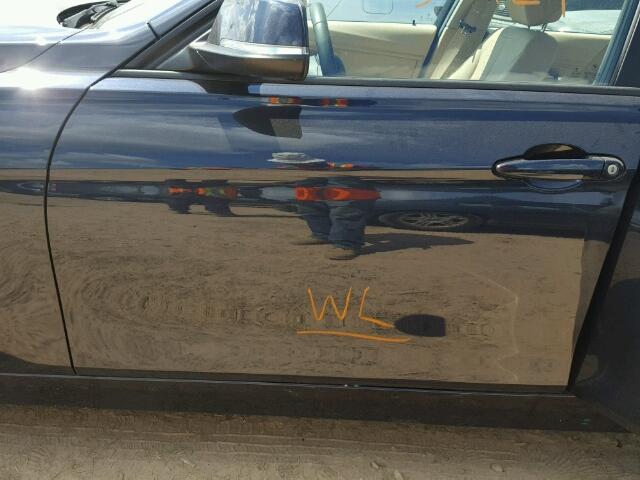 WBA3B1G55FNT63403 - 2015 BMW 320 BLUE photo 9