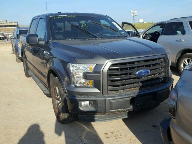 1FTEW1CP2GKE92872 - 2016 FORD F150 GRAY photo 1