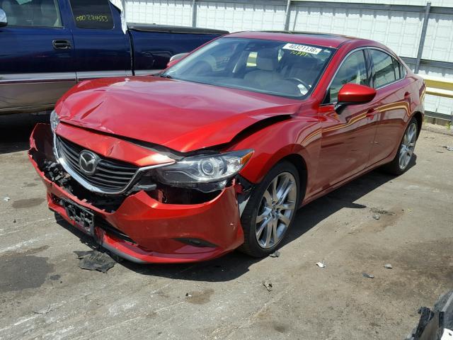 JM1GJ1W60E1132352 - 2014 MAZDA 6 GRAND TO RED photo 2