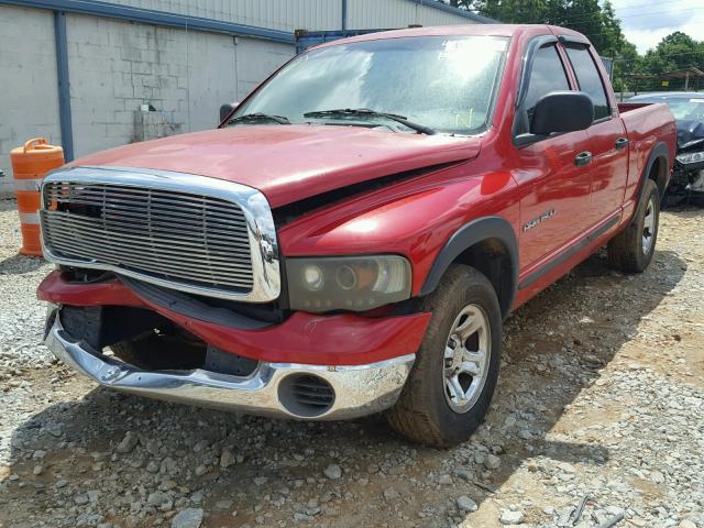 3B7HA18N22G103487 - 2002 DODGE RAM 1500 RED photo 2