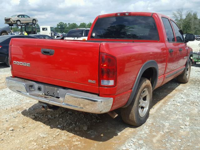 3B7HA18N22G103487 - 2002 DODGE RAM 1500 RED photo 4