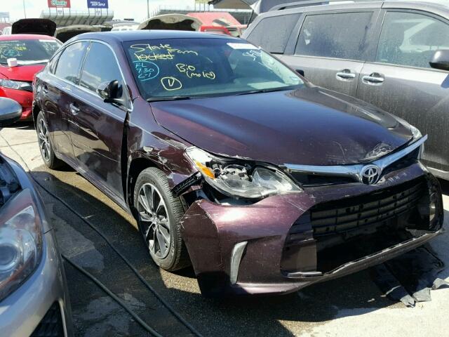 4T1BK1EB8GU195220 - 2016 TOYOTA AVALON PURPLE photo 1