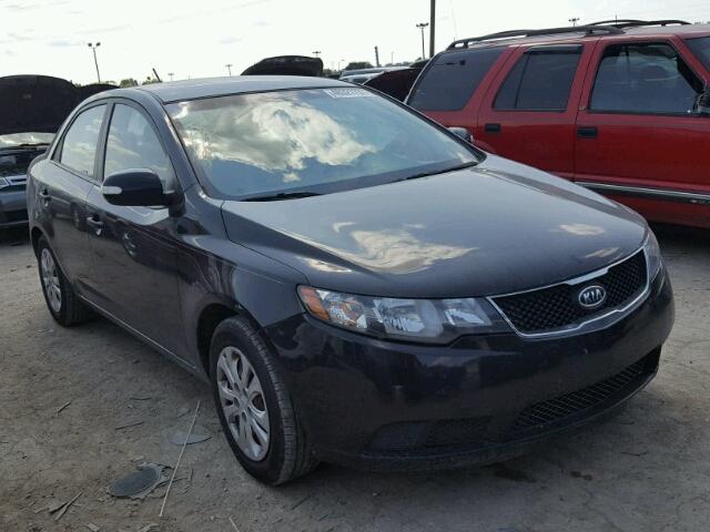 KNAFU4A23A5064623 - 2010 KIA FORTE BLACK photo 1