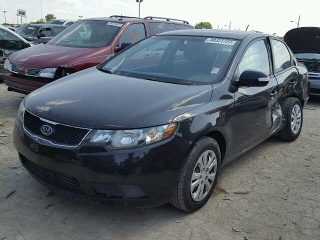 KNAFU4A23A5064623 - 2010 KIA FORTE BLACK photo 2