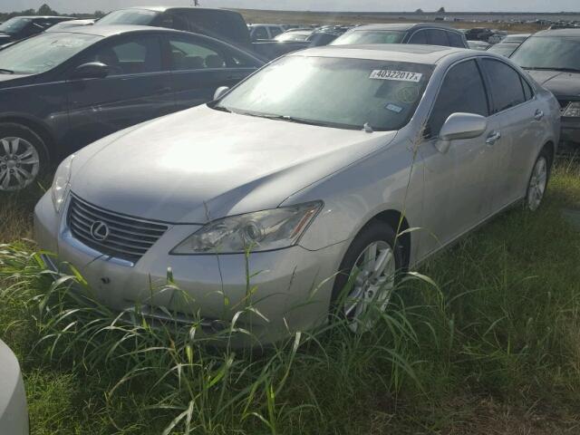 JTHBJ46G492283987 - 2009 LEXUS ES 350 SILVER photo 2