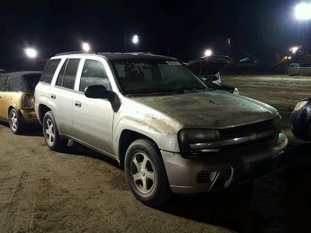 1GNDS13S642272195 - 2004 CHEVROLET TRAILBLAZE SILVER photo 1