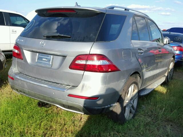 4JGDA5JB3FA483607 - 2015 MERCEDES-BENZ ML SILVER photo 4