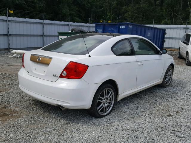 JTKDE177X50034023 - 2005 TOYOTA SCION TC WHITE photo 4