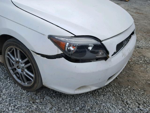 JTKDE177X50034023 - 2005 TOYOTA SCION TC 白色 照片 9