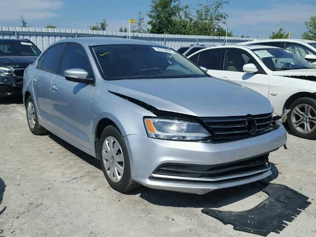 3VW2K7AJ2FM310074 - 2015 VOLKSWAGEN JETTA BASE SILVER photo 1