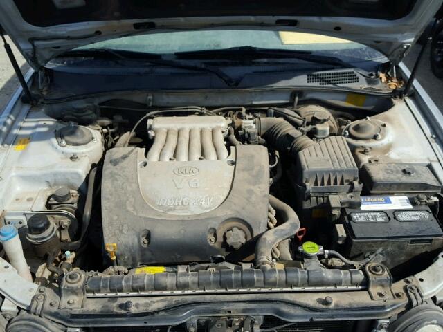 KNAGD128645368085 - 2004 KIA OPTIMA LX SILVER photo 7